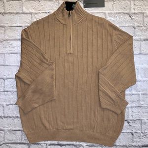 Johnston & Murphy NWT MENS ZIP MOCK SIZE XL